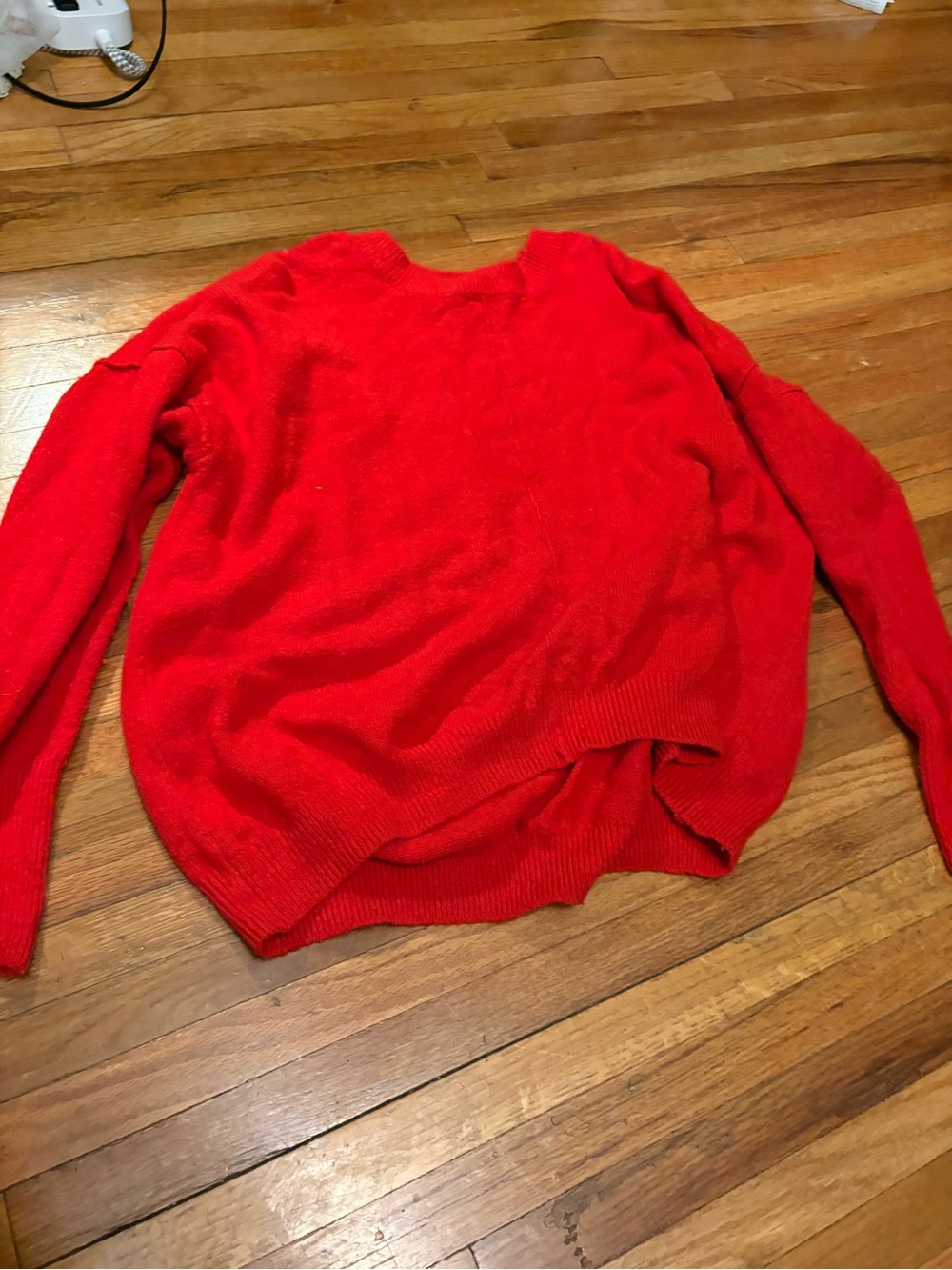 Vince Camuto Red Crewneck Sweater